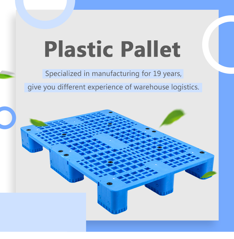 1200*800*150mm 4 way heavy duty single faced Injection molding plastic pallet
