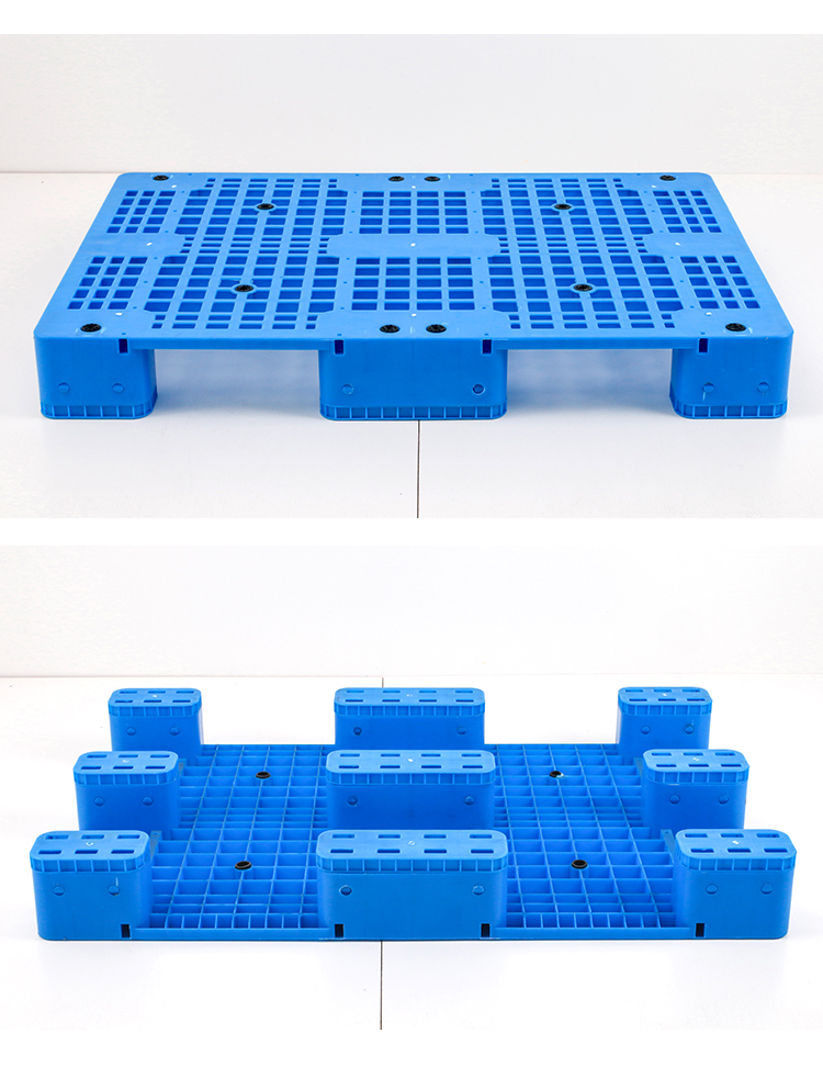 1200*800*150mm 4 way heavy duty single faced Injection molding plastic pallet